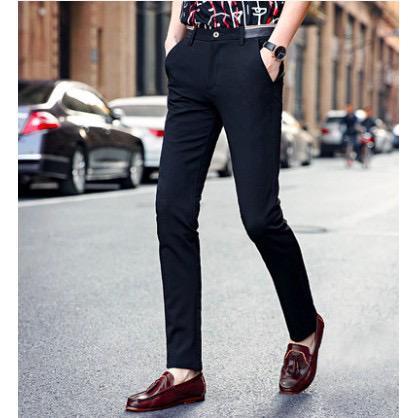 New ArrivalSeluar slack Casual Formal Stretchable Slim Fit Pant/ Unisex Lelaki dn perpempun seluar lelaki/seluar slac