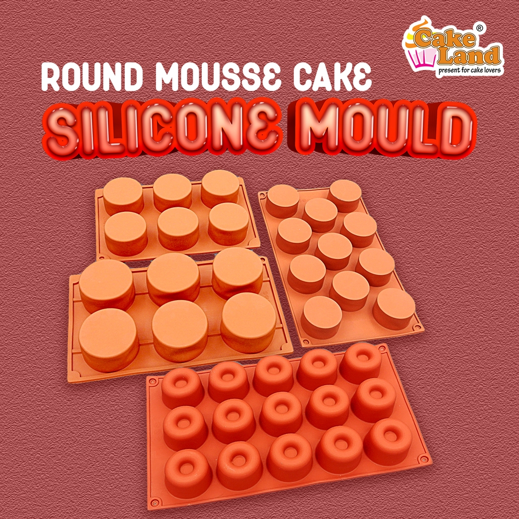 CAKE LAND Round Mousse Cake Silicone Mould