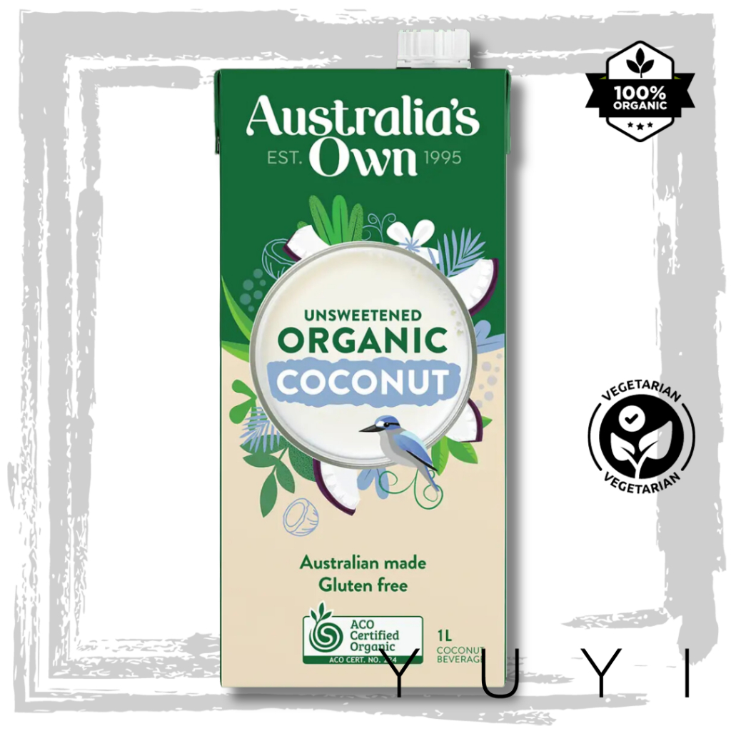 【Australia's Own】Organic Coconut Milk (Unsweetened) - 1L