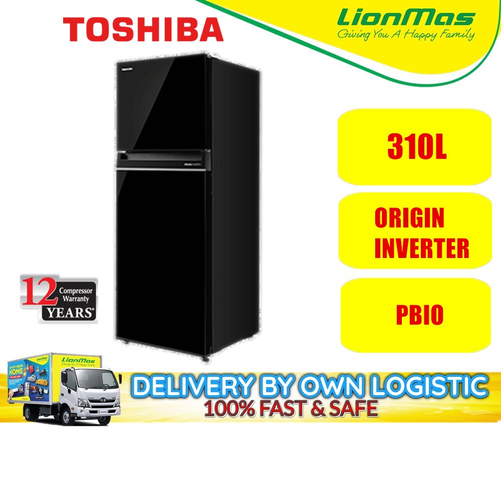 Toshiba Origin Inverter Refrigerator (310L) GR-RT320WE PMY (UK)