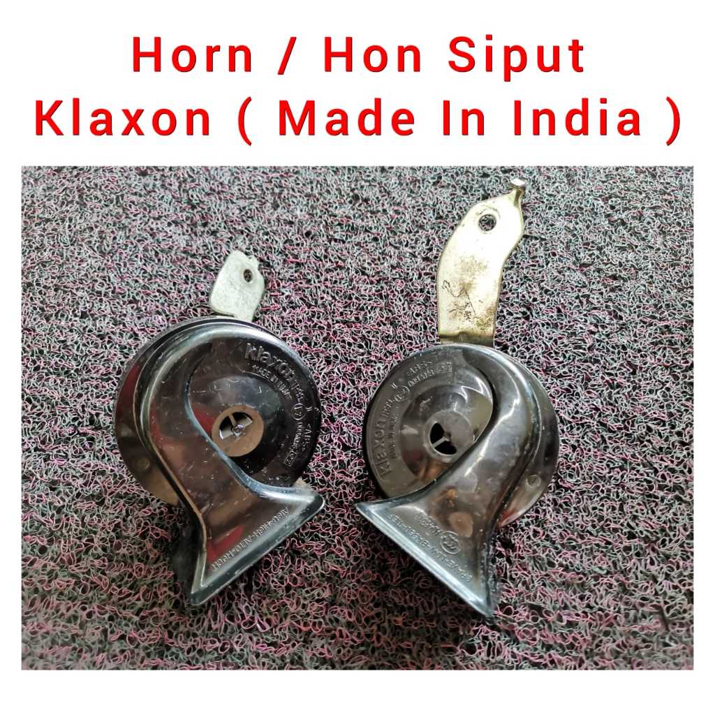 Horn Hon Siput ( KLAXON ) Car Horn / Hon Kereta ( Made In India )