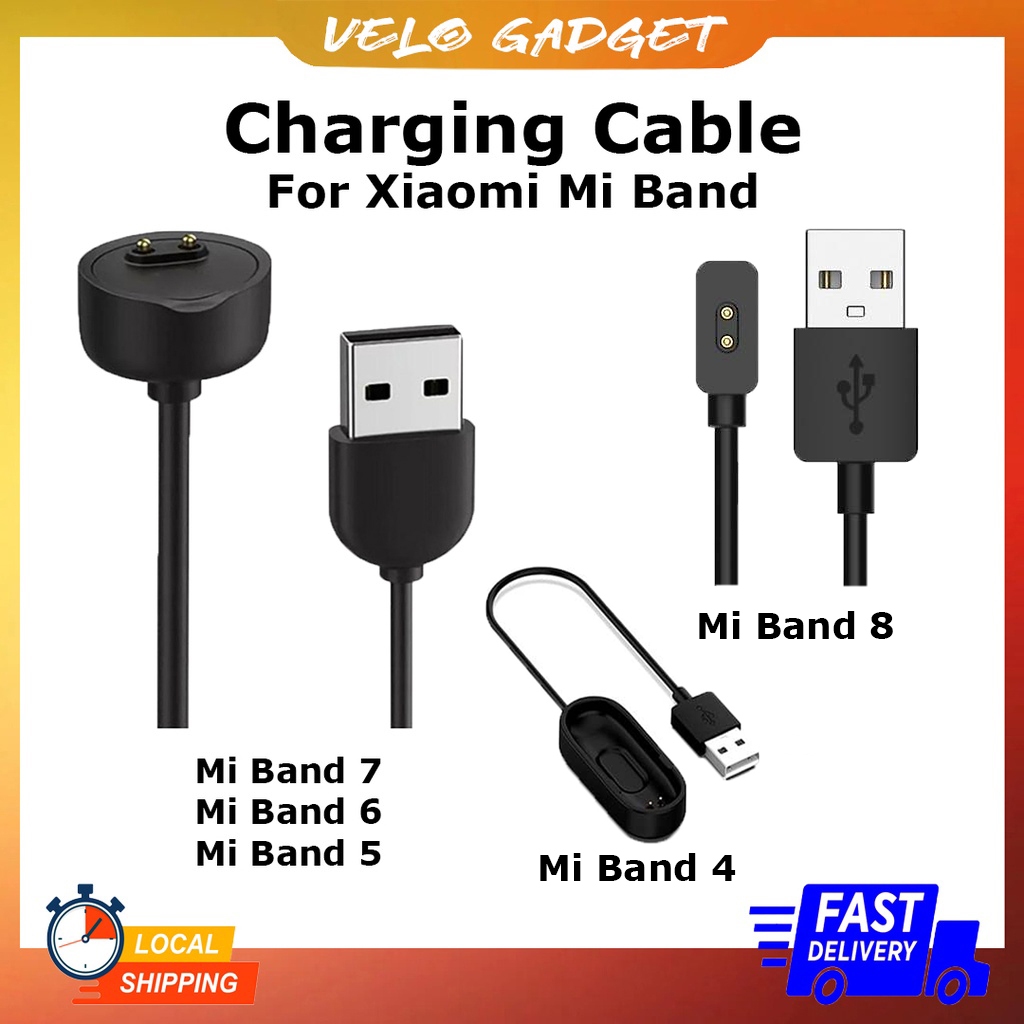 [Malaysia Stock] XiaoMi Mi Band 8/ Mi Band 7/ Mi Band 6/ Mi Band 5/ Mi Band 4/ Mi Band 3 USB Charging Cable Dock Charger