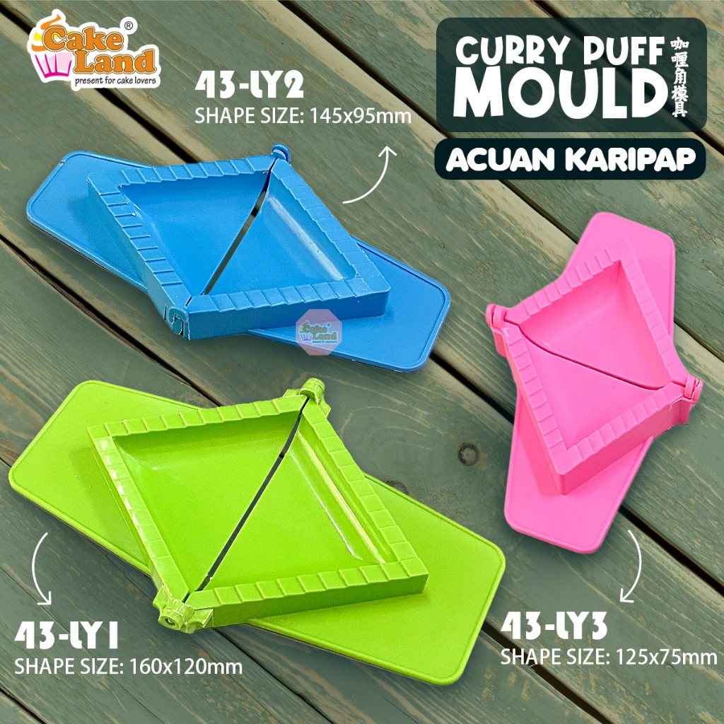 THE BAKER Triangle Samosa Mould Curry Puff Mould - Small/Middle/Large