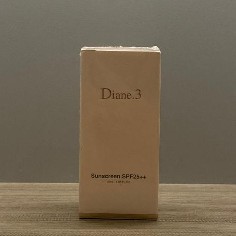 UPSIZED!! NEW PACKAGING!! Diane 3 - Sunscreen SPF25++ 清爽舒适粉红防晒霜 30ML