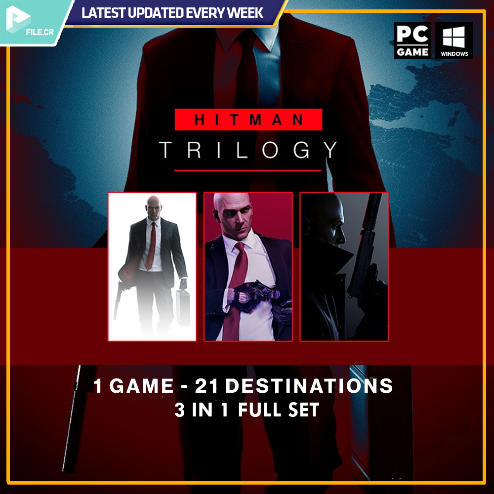 Hitman 1- 3 Trilogy Deluxe Edition for Windows PC [LIFETIME] [ GAME ] []