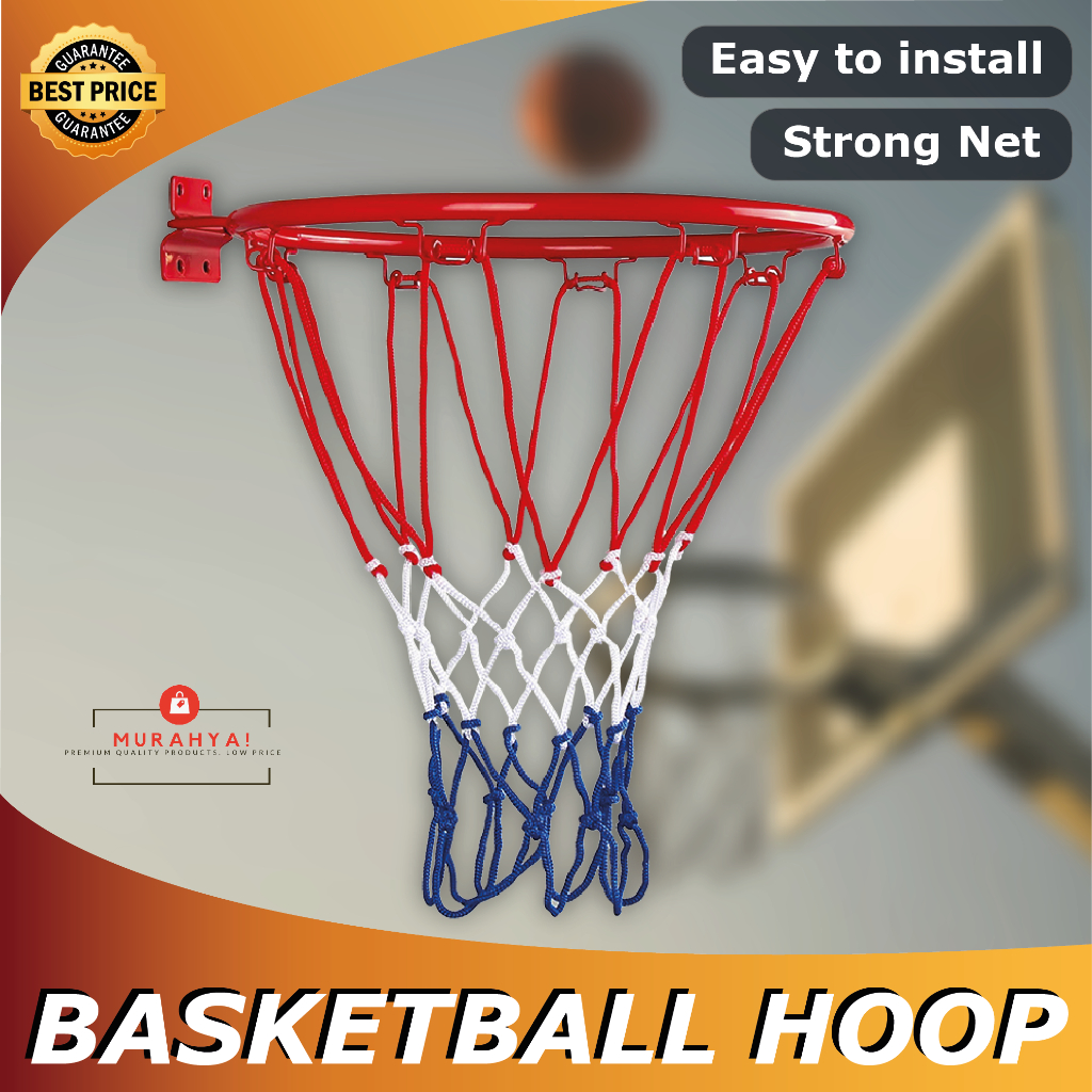 Basketball Hoop Wall Mounted 32 Inch Basketball Hoop Children Indoor Basketball Training Hoop Standard Basketball Hoop