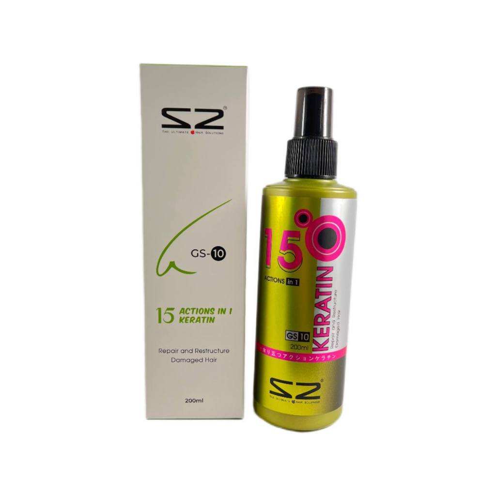 S2 GS10 Keratin （15 in 1）leave in cream蛋白质修复液200ml(exp2028)