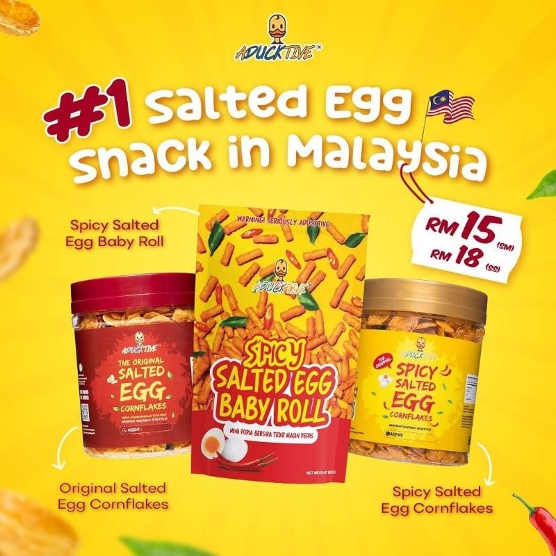 ADUCTIVE CORNFLAKES SALTED EGG