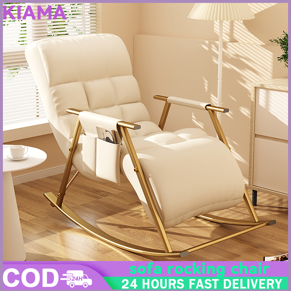 READY STOCK Lazy Rocking Chair Recliner Adjustable Sleeping Sofa Chair Leisure Chair Armchair 沙發摇摇椅