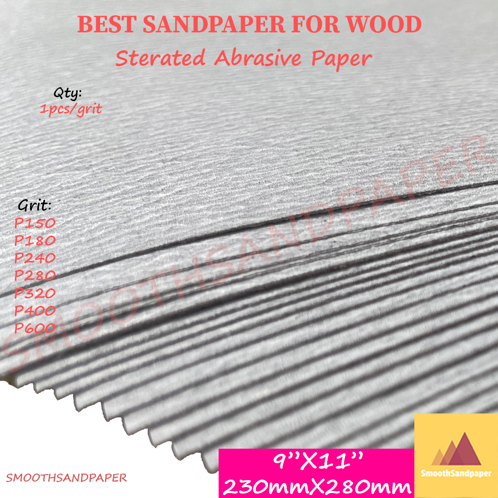 [READY STOCK] Sandpaper Sheet 9"X11" (230mmX280mm) Aluminium Oxide Stearated Kertas Pasir Kayu 干砂纸 干沙纸 image 4