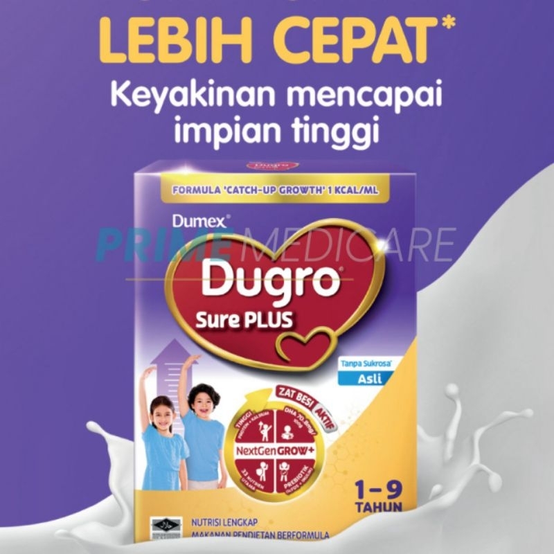 Dumex Dugro Sure Plus / Dugro Complete 600g Kids 1 - 9 years old Milk Powder (Catch-Up Growth)