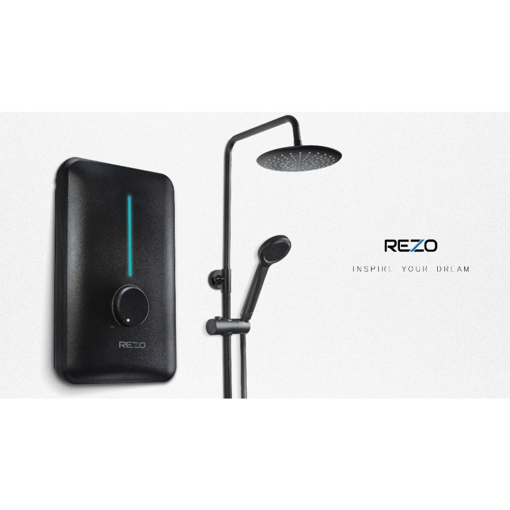 Rezo DC NON-Pump Instant Water Heater with LED Light DIVA 38N