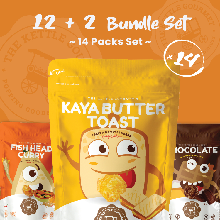 The Kettle Gourmet 12 + 2 Popcorn Bundle Set (14 x 65g)