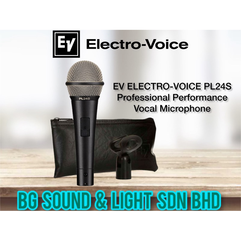 EV ELECTRO-VOICE PL24S Professional Performance Vocal Microphone