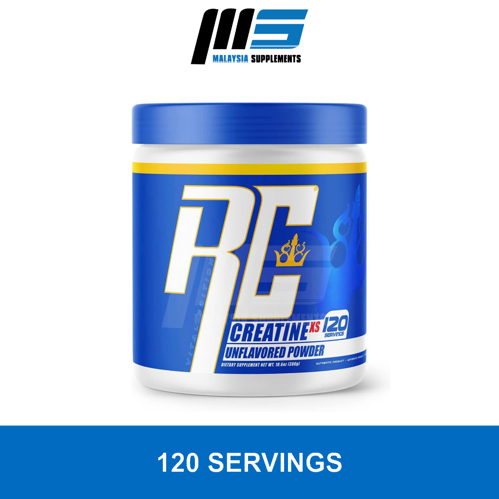 [CLEARANCE] Ronnie Coleman Creatine-XS, Unflavored - 300g | Strength, Muscle Recovery, Increase Performance