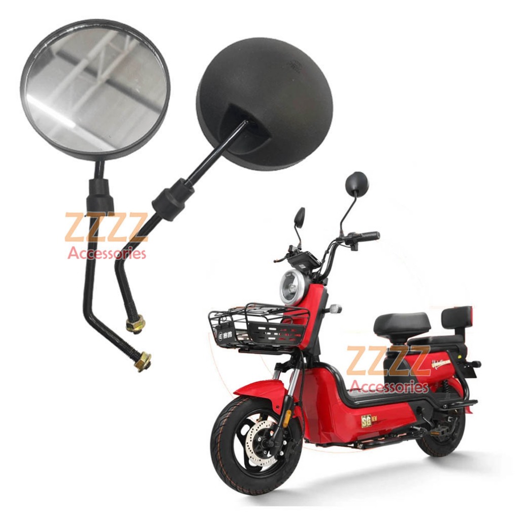 Electric Bike E-BIKE Bicycle side Mirror Accessories Spare part Ready Stock.