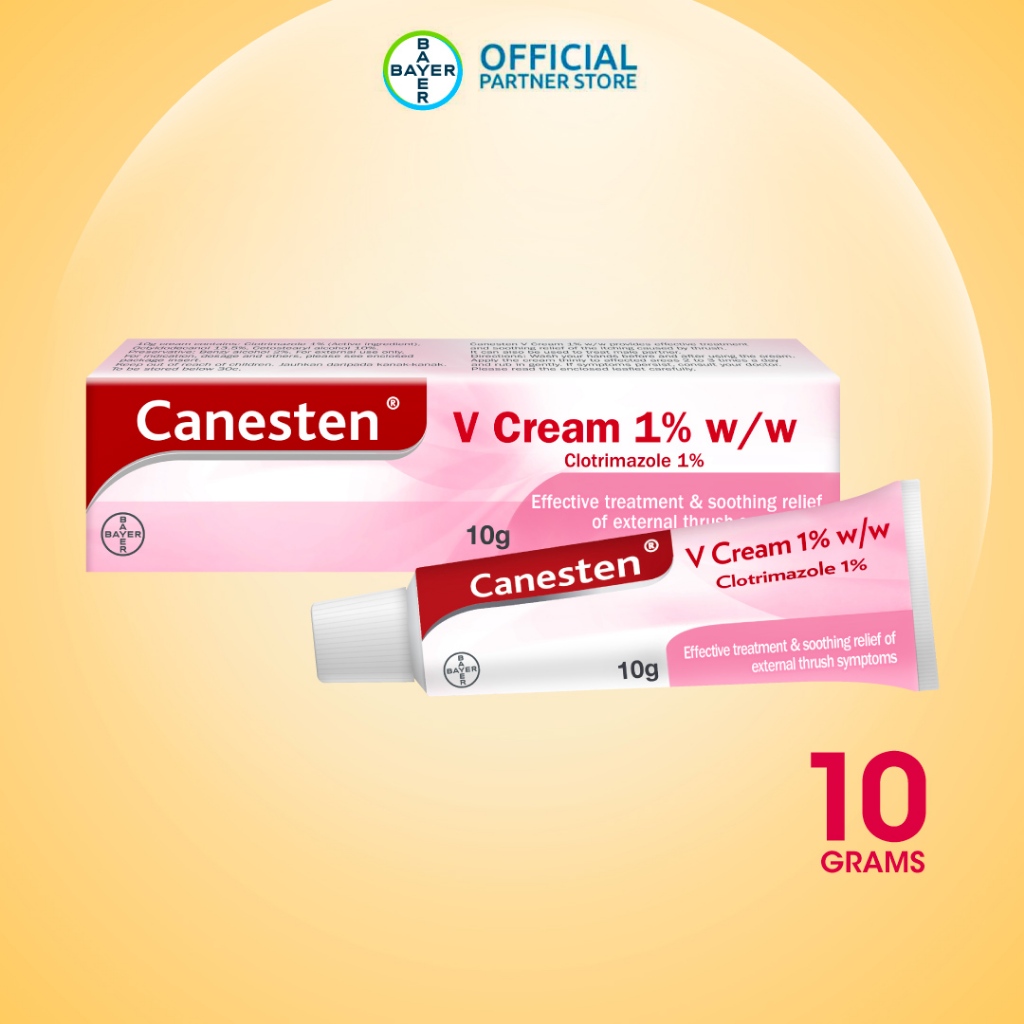 Canesten V Cream 1% For External Thrush Treatment (10g)
