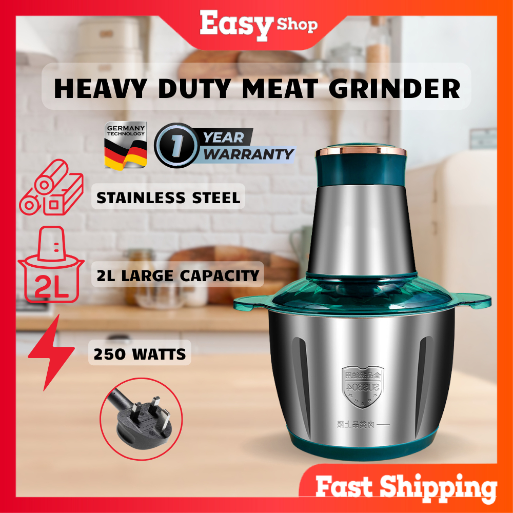 Stainless Steel Electric Food Chopper Meat Grinder Machine Mixer Food Chopper Meat Chopper Mesin Grinder Untuk Dagging