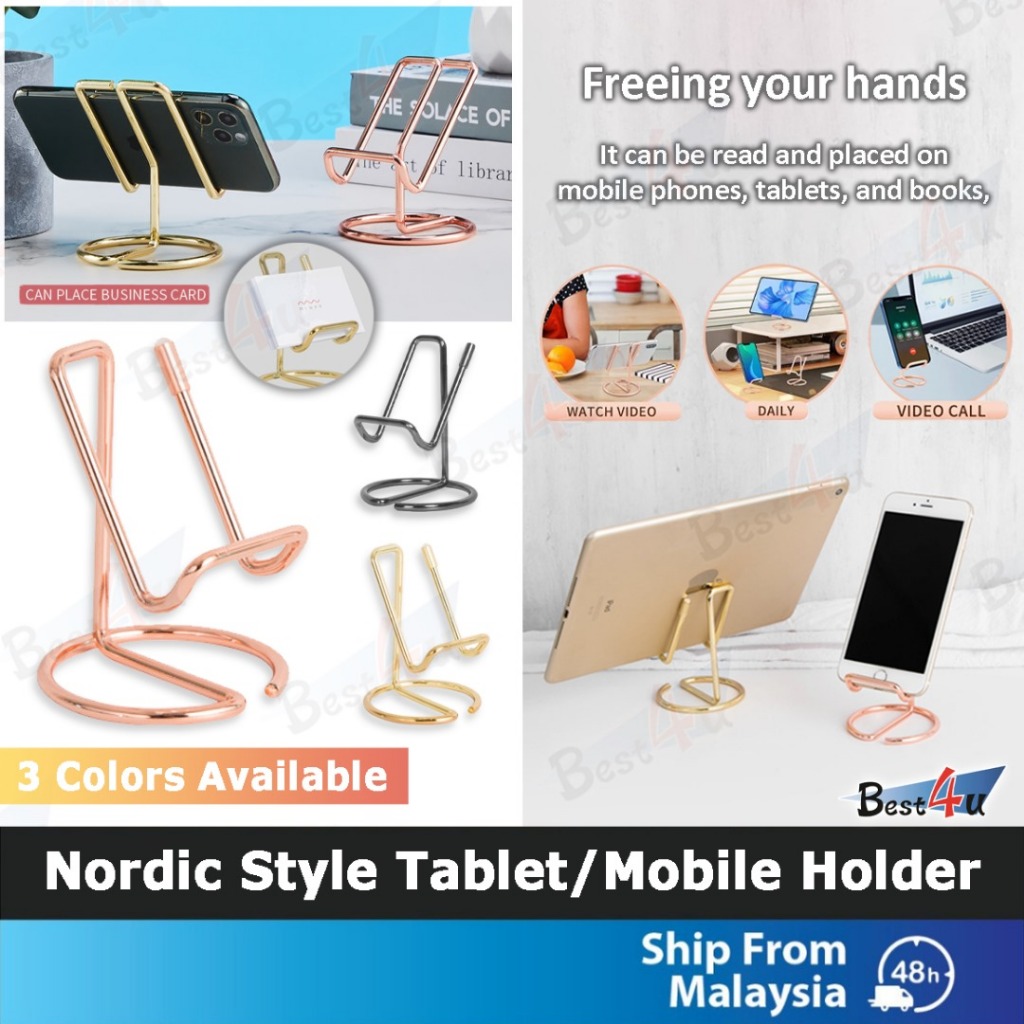 BEST4U Nordic Style Mobile Phone Stand | Desktop Phone Holder | Tablet Stand Holder | Phone accessories