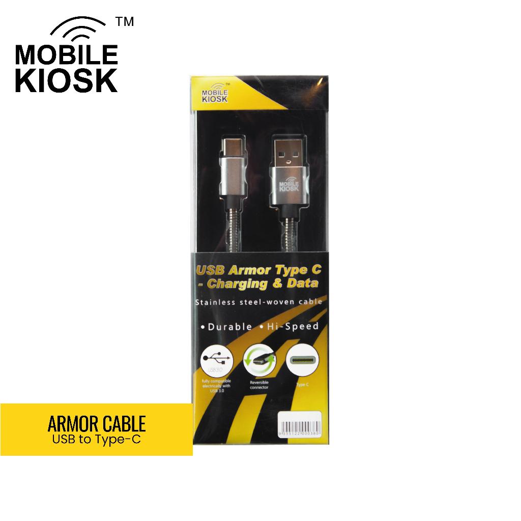 Mobile Kiosk Armor Cable USB To Type C