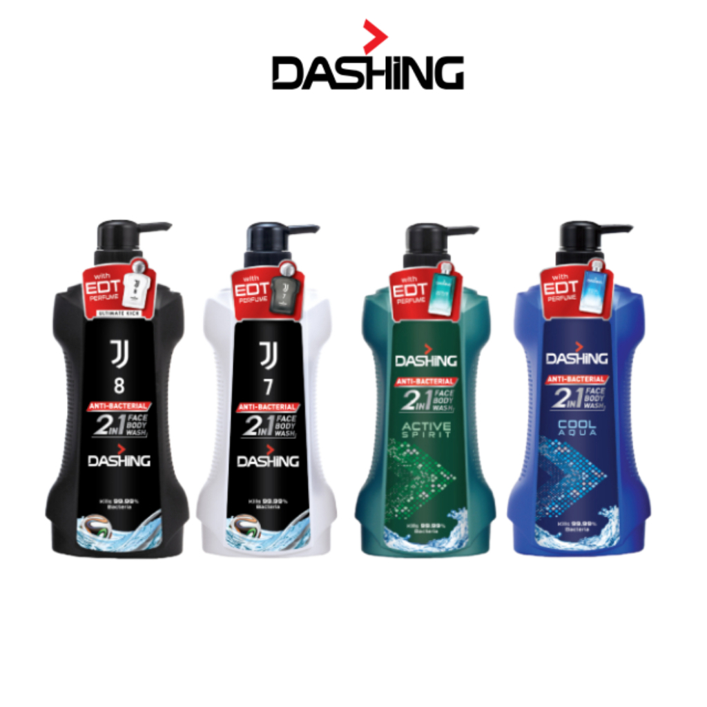 DASHING 2in1 Face & Body Wash 700g | Hydrating & Whitening | Deep Clean & Detox | Long Lasting Masculine Fragrance