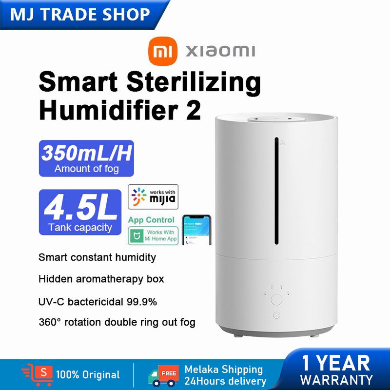 Xiaomi Smart Humidifier 2 UVC-C Instant Sterilize UV Sterilization Air Purifier Humidificador 小米加湿器2