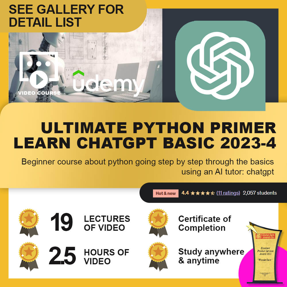 [Video Course] The Ultimate Python Primer: Learn the Basics with ChatGPT