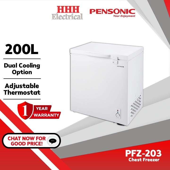 Pensonic 200L Chest Freezer PFZ-203 Freezer Low Energy Consumption