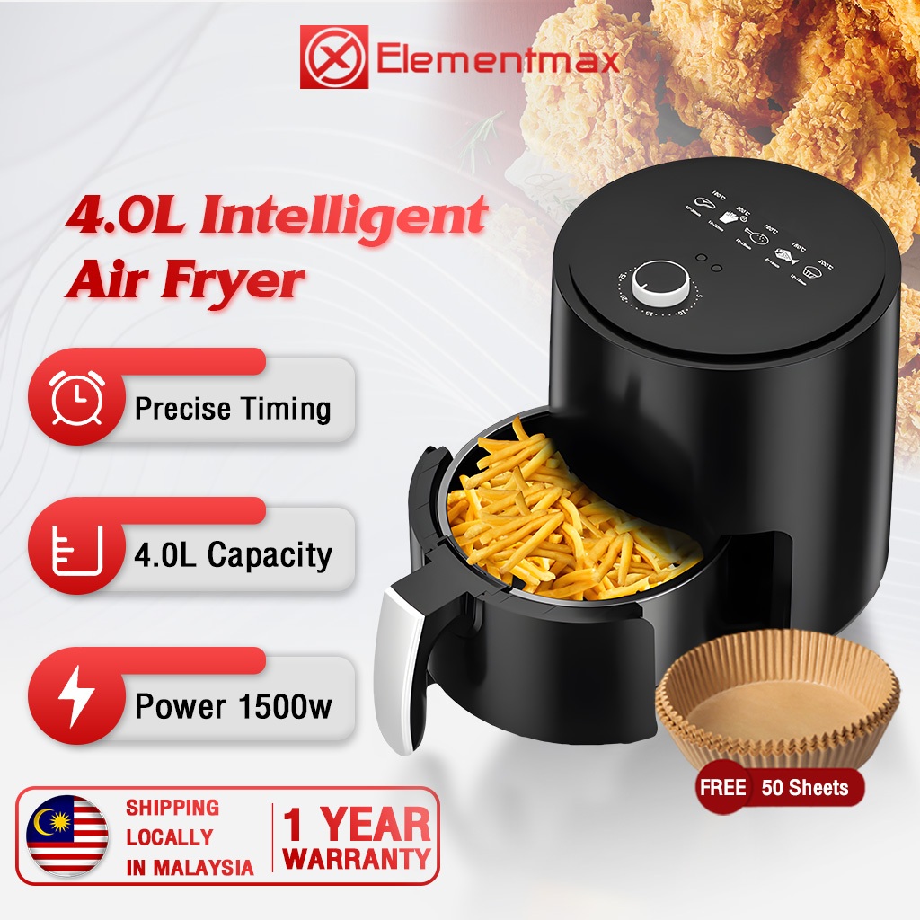 Air fryer 4L Oil-free fryer Air fryer Large-Capacity Touch Screen Multifunction Oven Oil Free空氣炸鍋