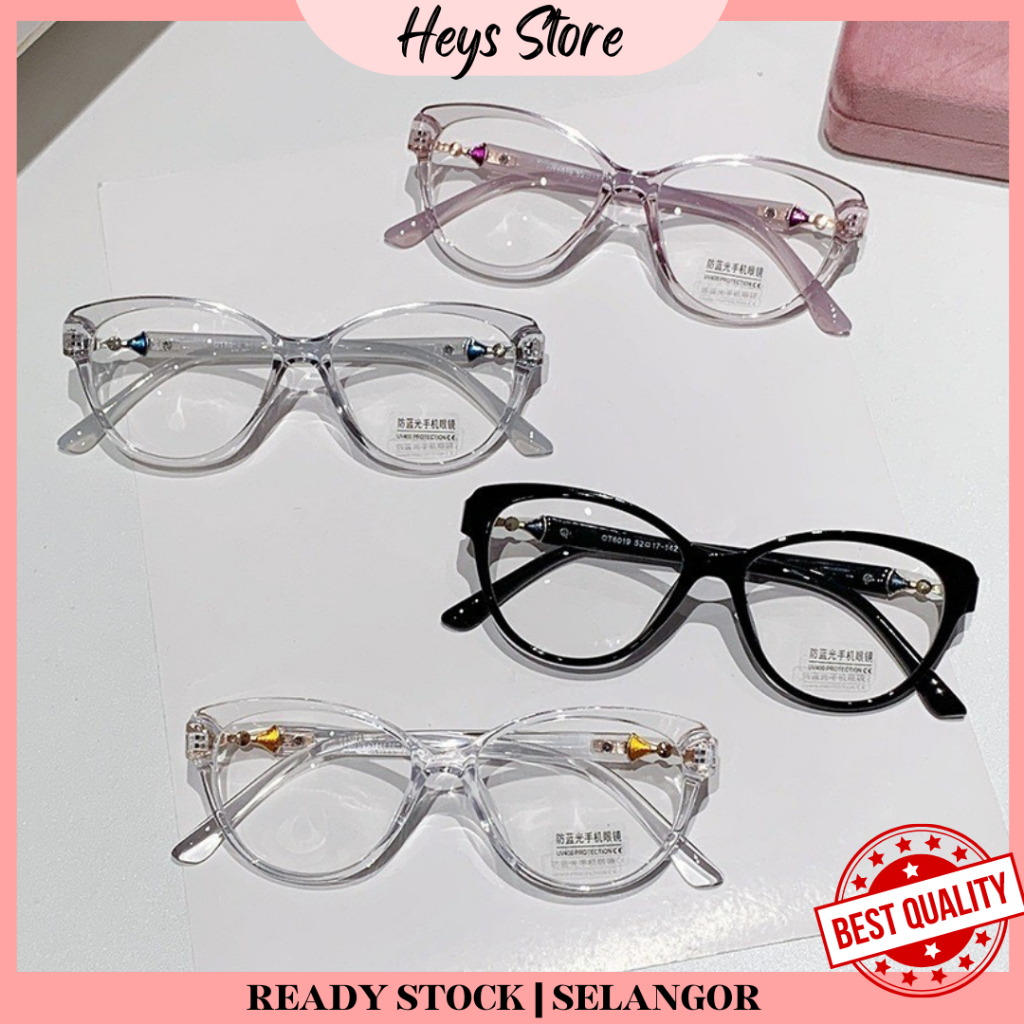 Heys Fashion Cat Eye Women Spec New European American Trendy Cat Eye Glasses Casual Eyewear Eyeglass Stylish P22
