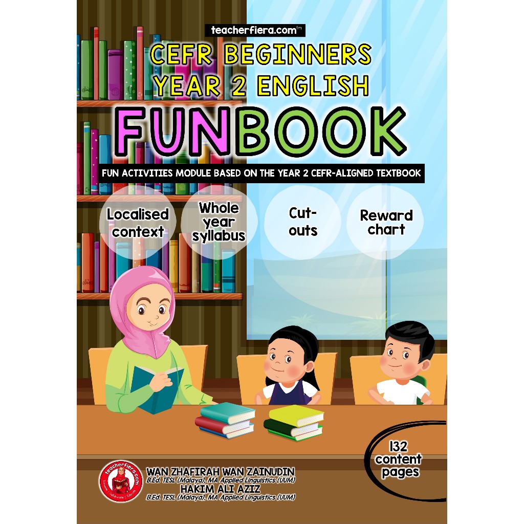 CEFR BEGINNERS: YEAR 2 ENGLISH FUNBOOK BY TEACHERFIERA.COM