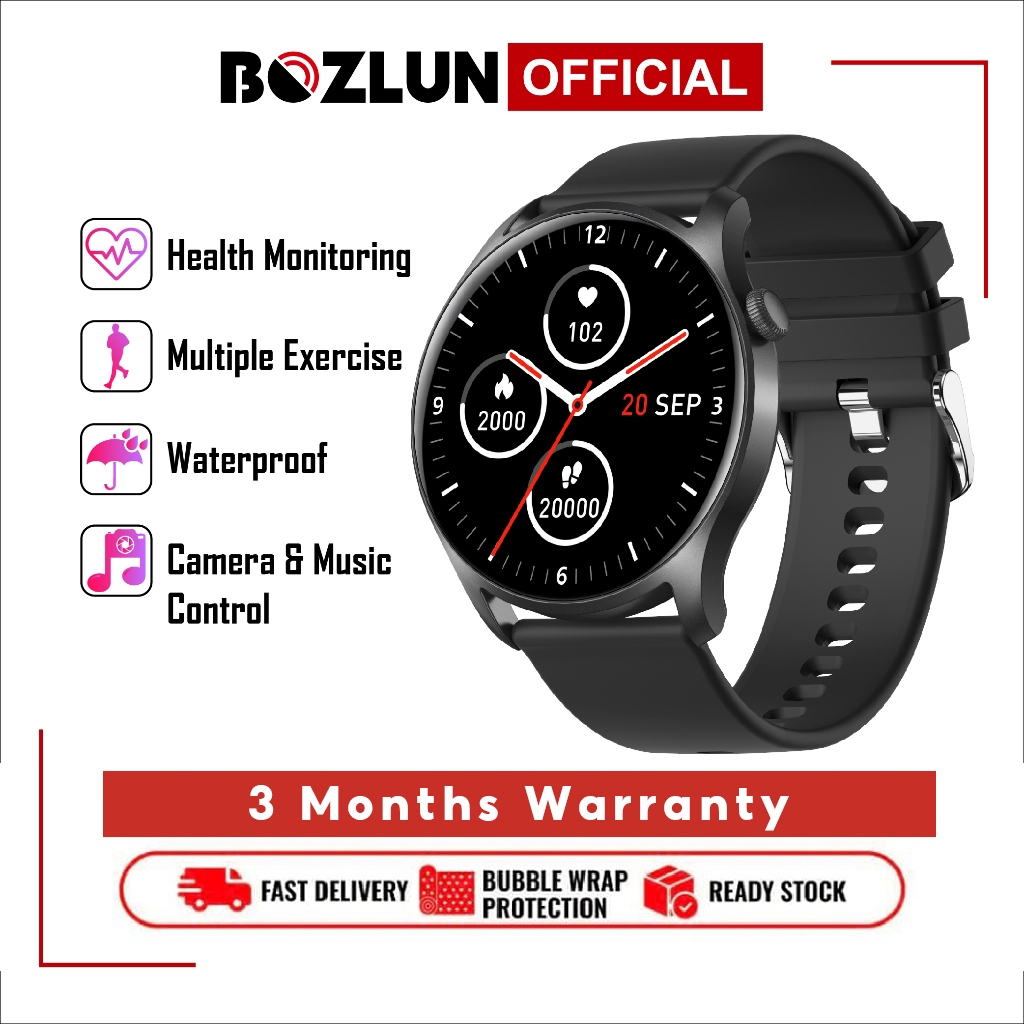 BOZLUN Smart watch | All-in-One Fitness Tracker Sport Watch Waterproof IP67 | Full Touch Screen Heart Rate Monitoring