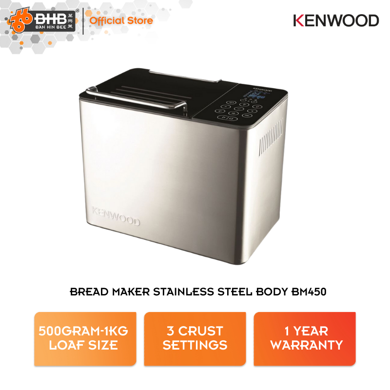 Kenwood Bread Maker 500g-1kg Loaf / Electronic Knife Multipurpose 17cm Blade BM450 KN650A Pembuat Roti/ Pisau elektrik