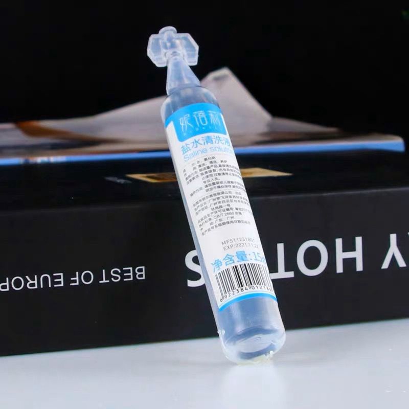 Ready Stock 15ml Saline Water Solution一次性生理盐水