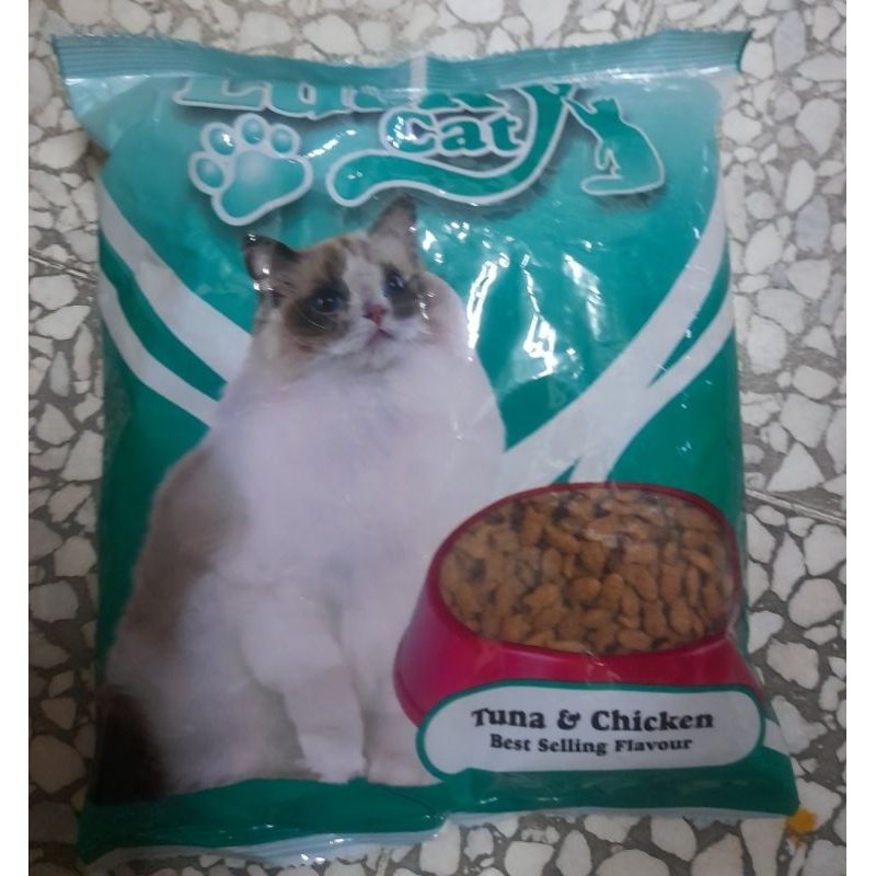 READY STOCK LUCKY CAT DRY FOOD (350GM) - VALUE PACK 4 IN 1