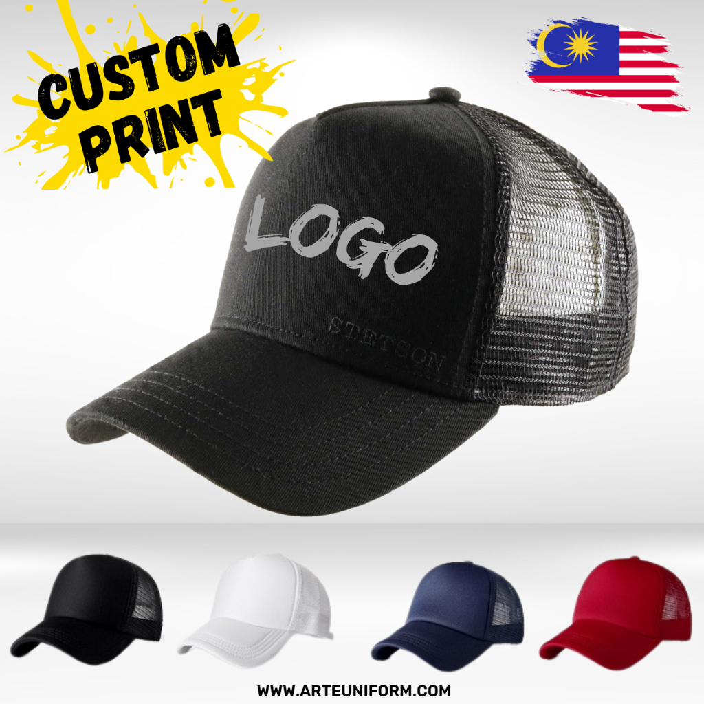 [CUSTOM] TRUCKER CAP CUSTOM TOPI PRINT CETAK NAMA LOGO