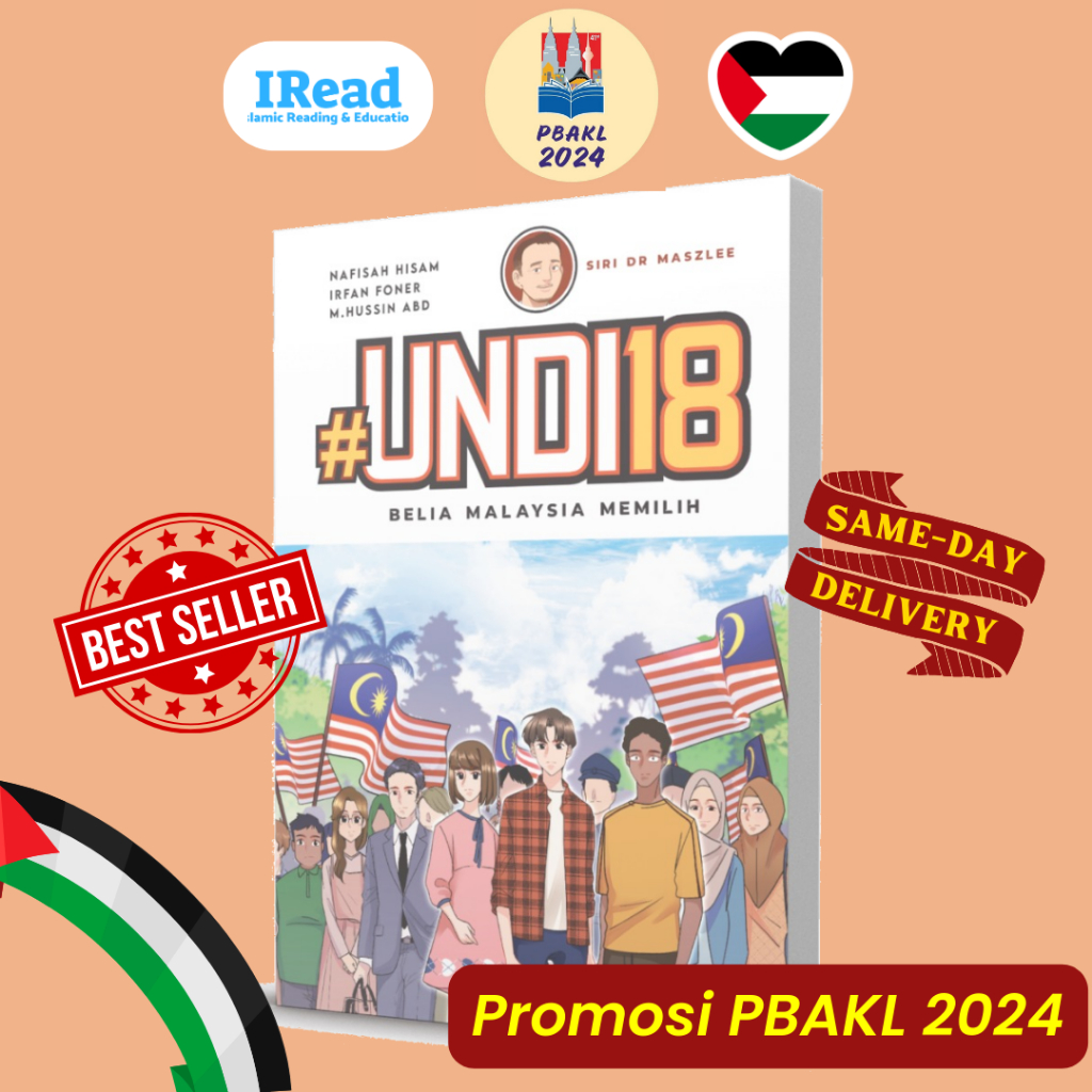Siri Dr Maszlee #Undi18 - Promosi Pesta Buku PBAKL 2024 Komik Belia Malaysia Memilih Infografik Pilihan Raya PRK PRN PRU