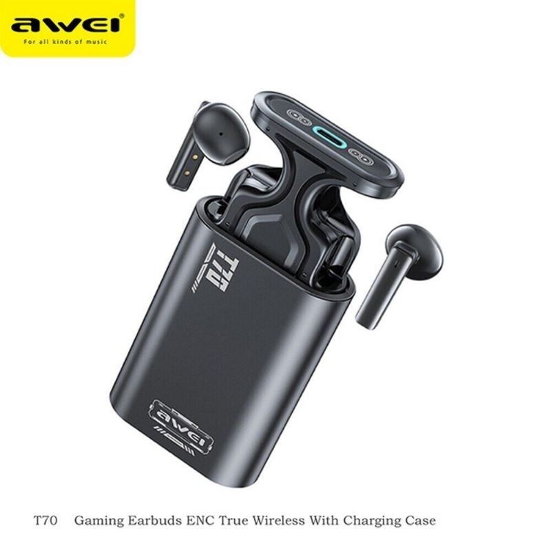 Awei T29 /T70 /T36/T13 pro Sport Wireless Bluetooth colorful Earphone Type-c charging Half