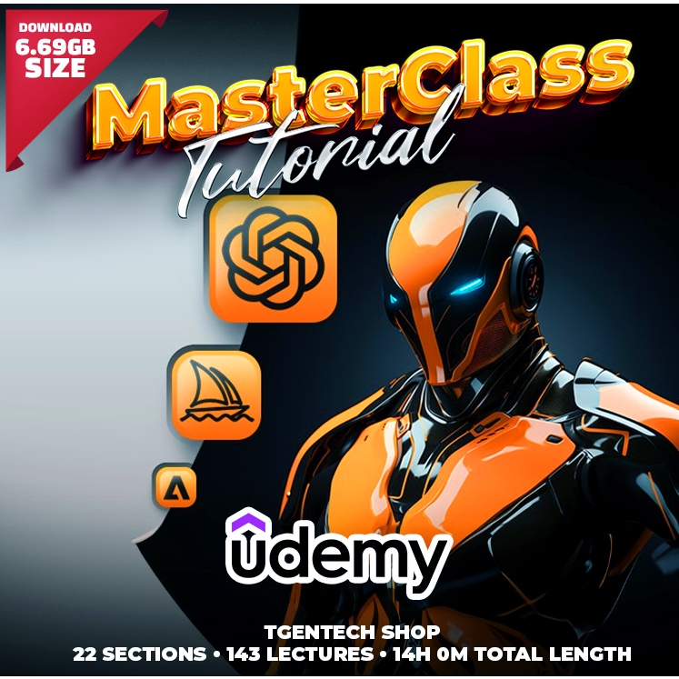 🔥 Udemy - ChatGPT Mega Course Midjourney, Adobe Firefly AI, ChatGPT 4 • Digital Marketing Expert (MASTERCLASS 2024)