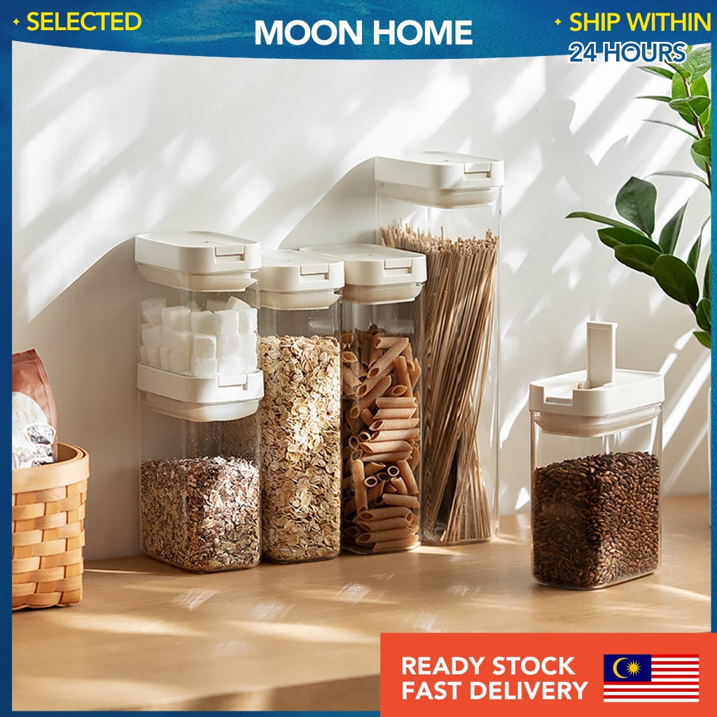 Food grade PET transparent sealed jar, overnight oatmeal container with lid, food storage container