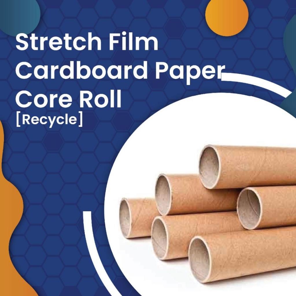 Stretch Film Core Paper Core Rolls Brown Color Multipurpose Mailing Poster Tube (Used)