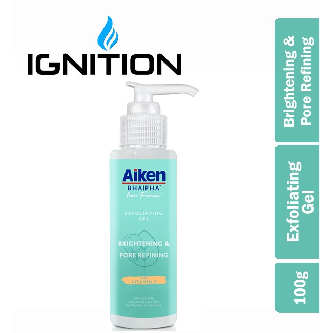 Aiken BHA PHA Brightening & Pore Refining Exfoliating Gel 100g