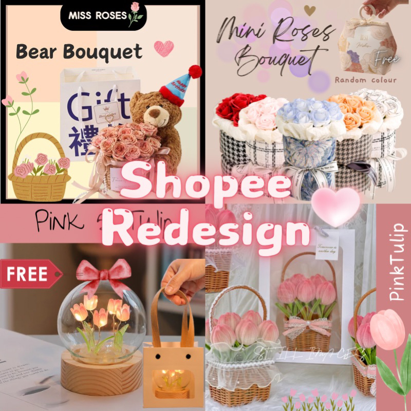 Shopee Redesign Product Images Customized Photo Lazada Design Service Social Media 设计产品图片