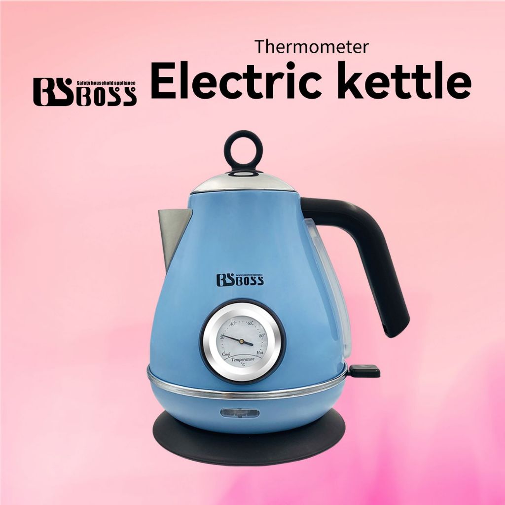 BS BOSS 1.7L  electric kettle automatic power-off with water temperature meter to display water temperature