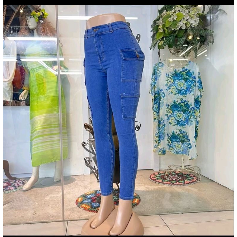 Virral Skinny pocket fashion Baru kain Strachabal pakai selesaa ready stock