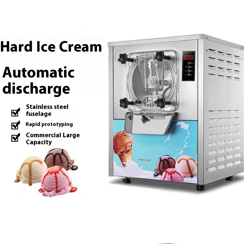 2024 NEW Commercial Desktop Hard Ice Cream Maker Gelato Machine Economic Ice Cream Machine Ais Krim Keras 116 Model 冰激凌机