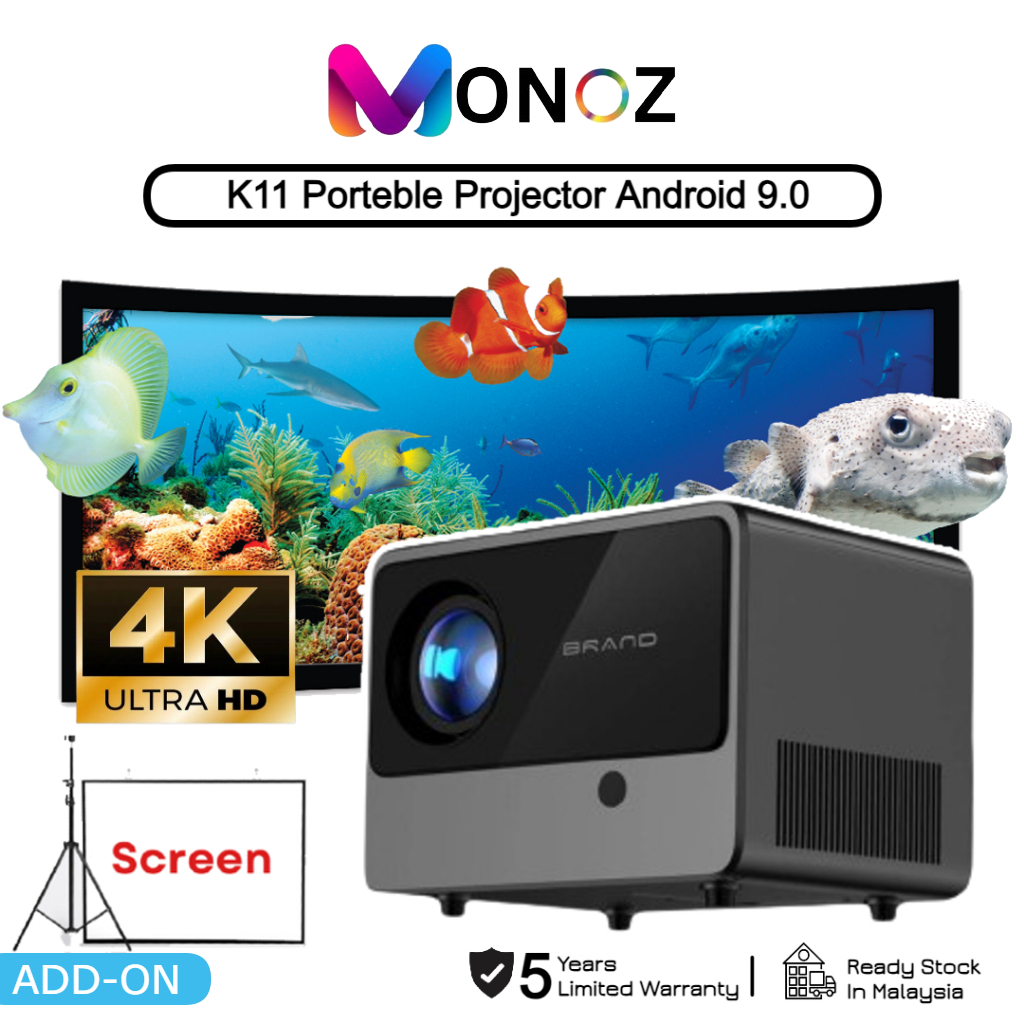 Projector K11 Wifi Beamer Home Theater 4k Projectors Mobile Smartphone Full HD LCD LED advertising