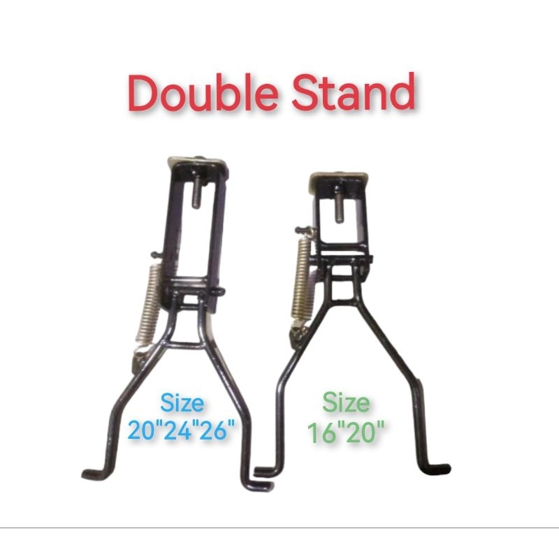 DOUBLE STAND TONGKAT TENGGAH BASIKAL JENIS 16"20"24"26"BOLEH PASANG