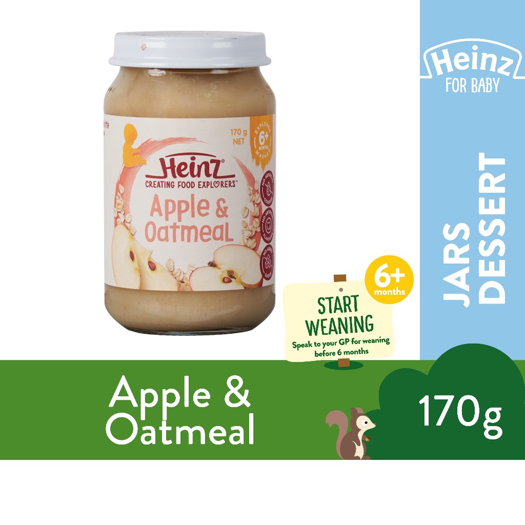 Heinz Jars (170g) Apple & Oatmeal