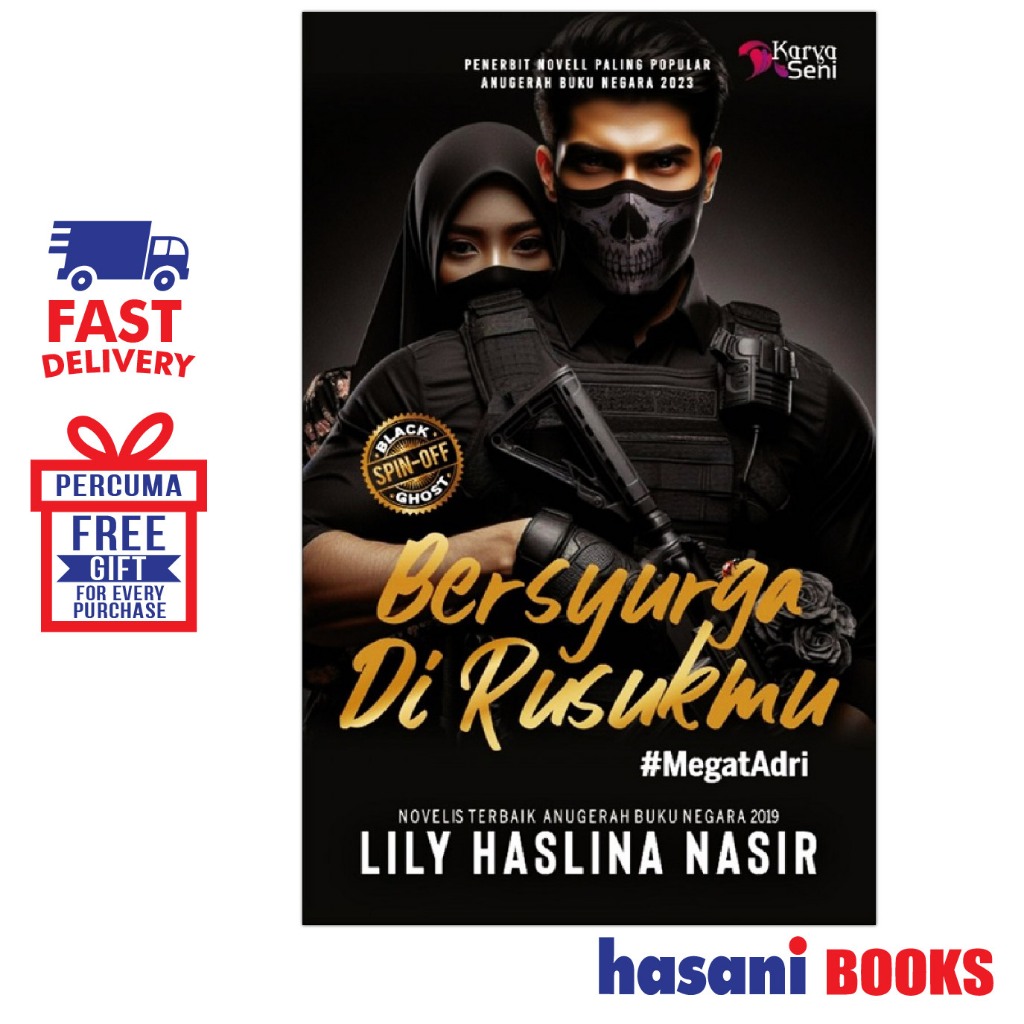 Hasani Karya Seni Bersyurga Di Rusukmu #MegatAdri Lily Haslina Nasir 9789674692148